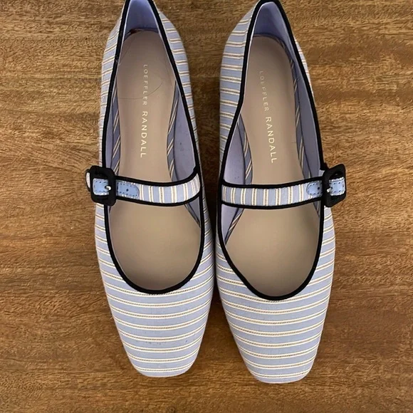 Loeffler Randall Shoes Leoffler Randall Ginger Blue Stripe